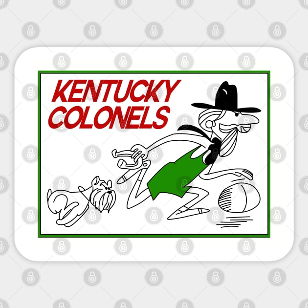 Kentucky Colonels Sticker by LocalZonly